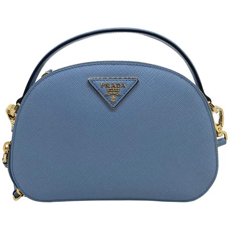 prada satchel purse blue|prada odette saffiano.